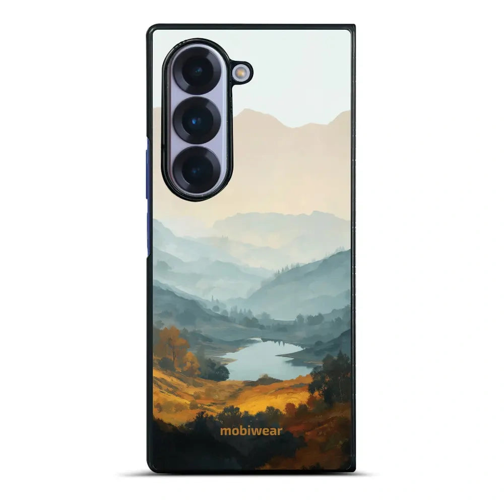 Handyhülle für Galaxy Z Fold6, Mobiwear Glossy Case, See im Tal