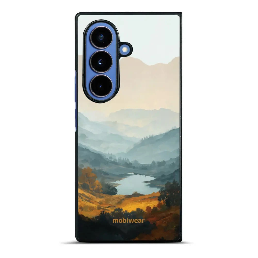 Handyhülle für Galaxy Z Fold7, Mobiwear Glossy Case, See im Tal
