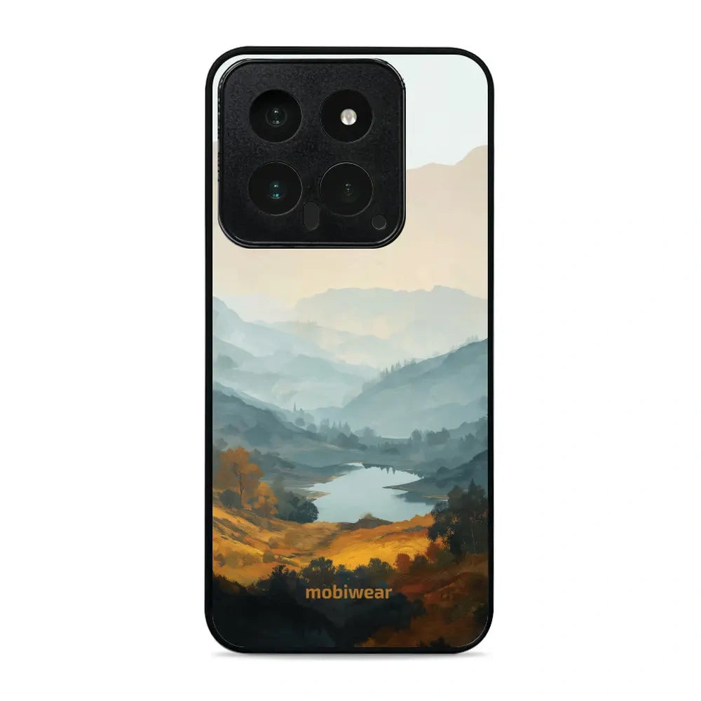 Handyhülle für Xiaomi 14, Mobiwear Glossy Case, See im Tal