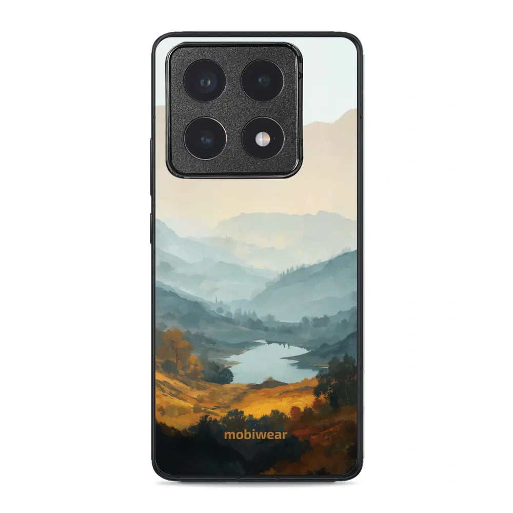 Handyhülle für Xiaomi 14T Pro, Mobiwear Glossy Case, See im Tal