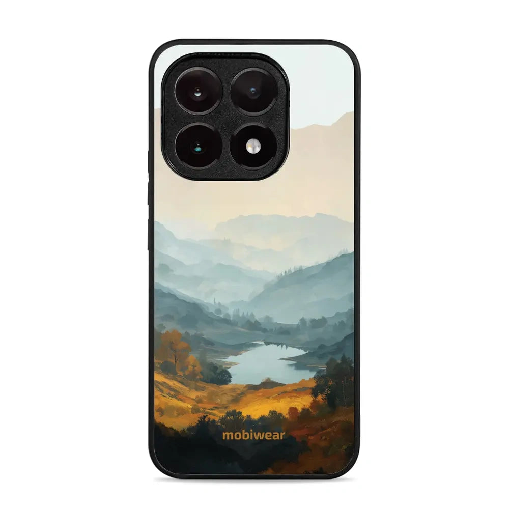 Handyhülle für Xiaomi 15T, Mobiwear Glossy Case, See im Tal
