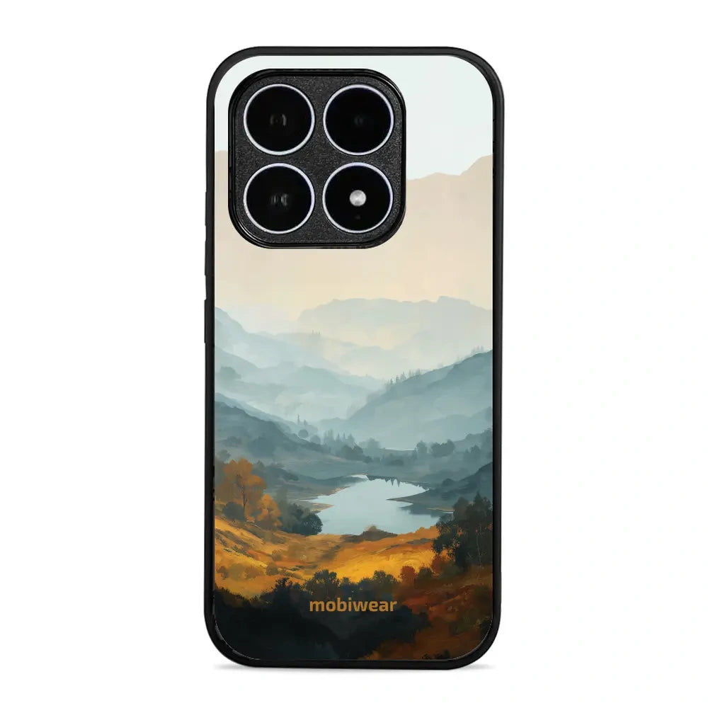 Handyhülle für Xiaomi 17, Mobiwear Glossy Case, See im Tal