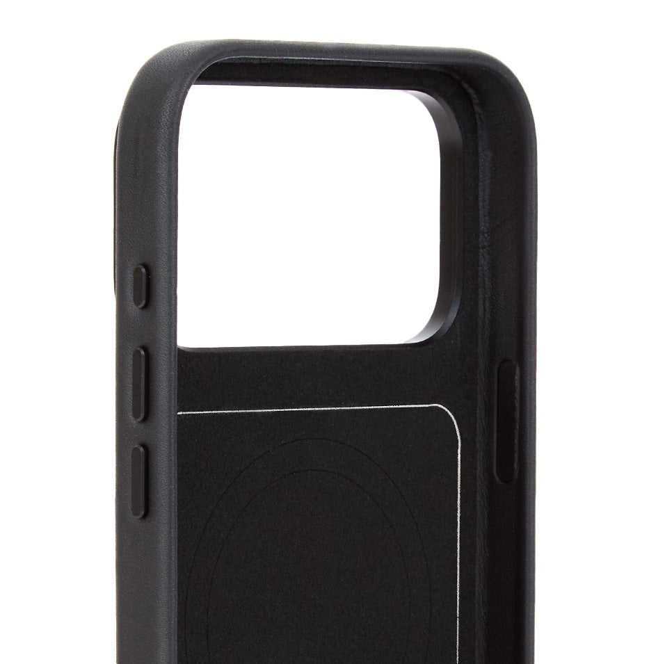 Lederhülle mit modularer Rückseite Troubadour Modular Leather Case für MagSafe für iPhone 18 Pro, Schwarz (6/9)