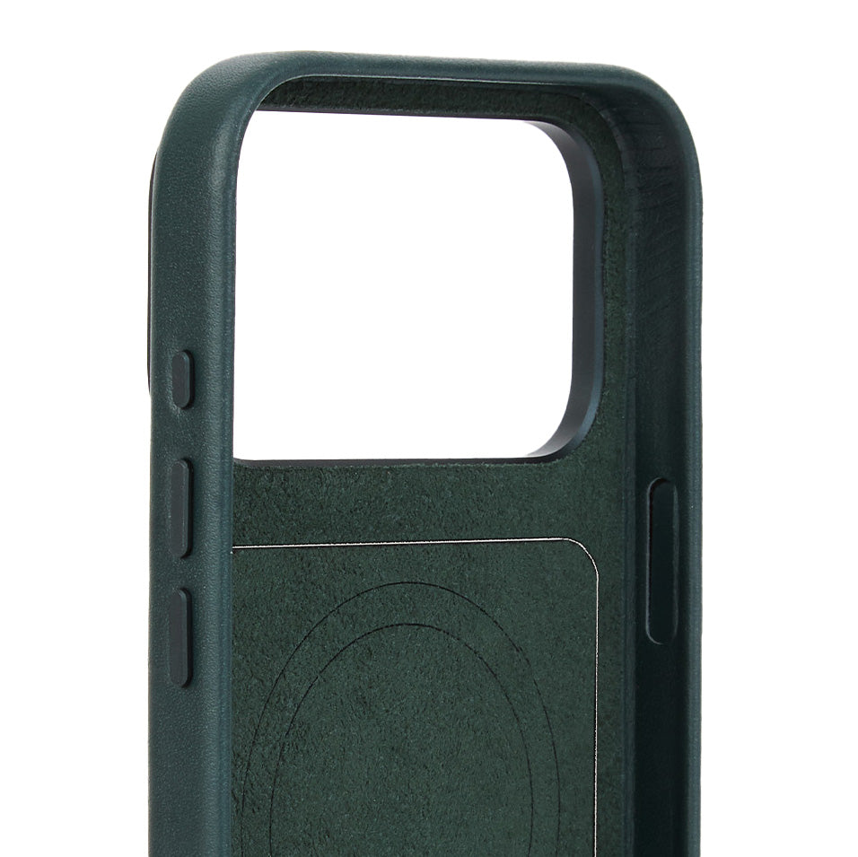 Lederhülle mit modularer Rückseite Troubadour Modular Leather Case für MagSafe für iPhone 18 Pro Max, Dunkelgrün (6/9)