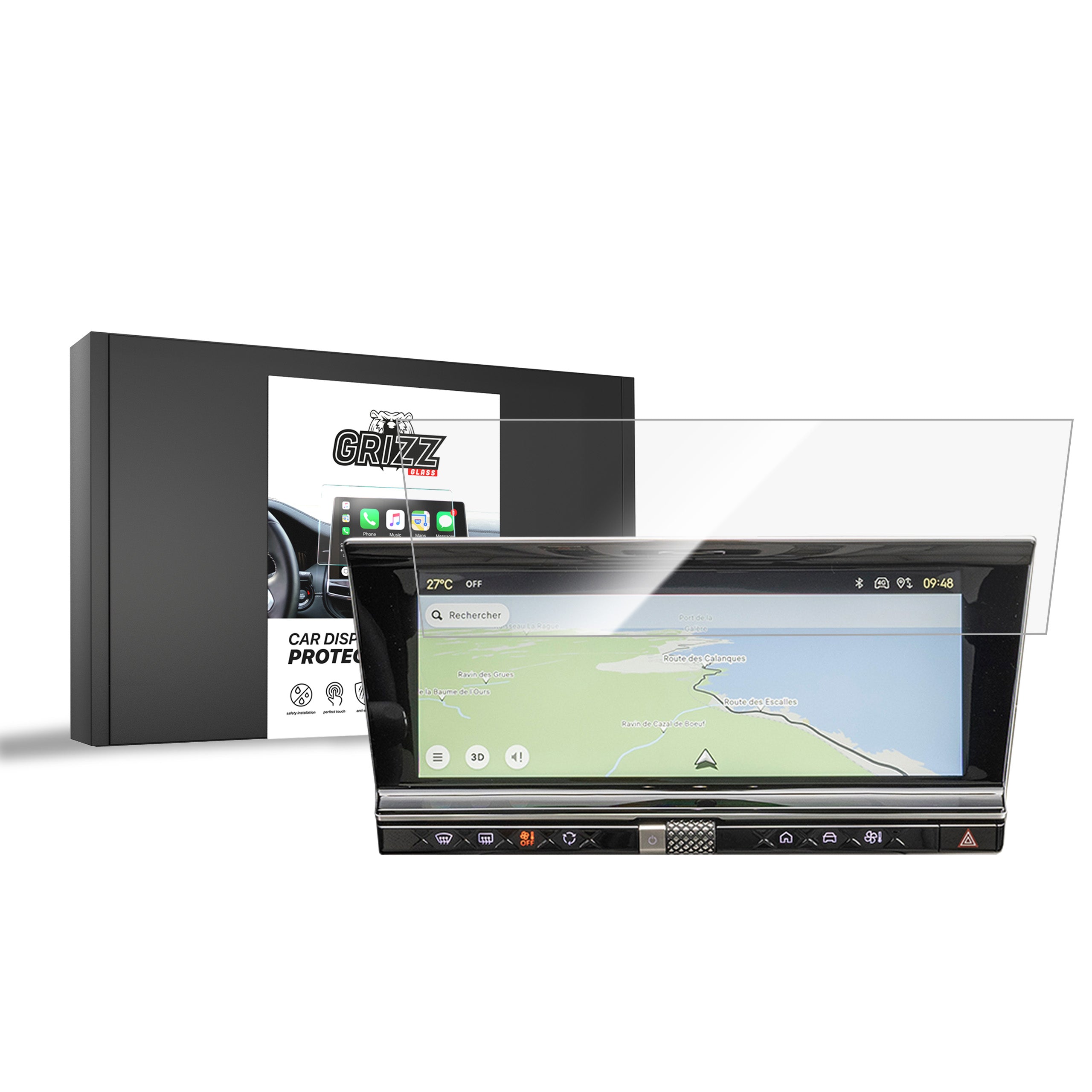 Keramische Autodisplayfolie für DS7 (2022-2026), Grizz Protector