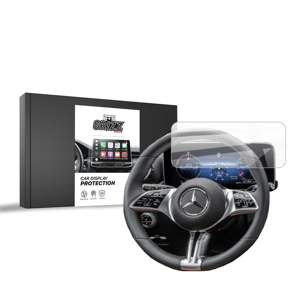 Keramische Autodisplayfolie für Mercedes GLC X254 (2022-2026), Grizz Protector