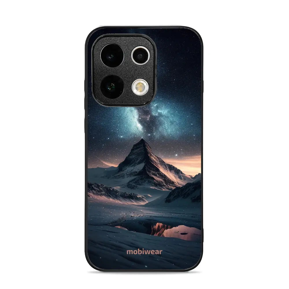 Handyhülle für Oppo Reno16 Pro 5G, Mobiwear Glossy Case, Nachtberg