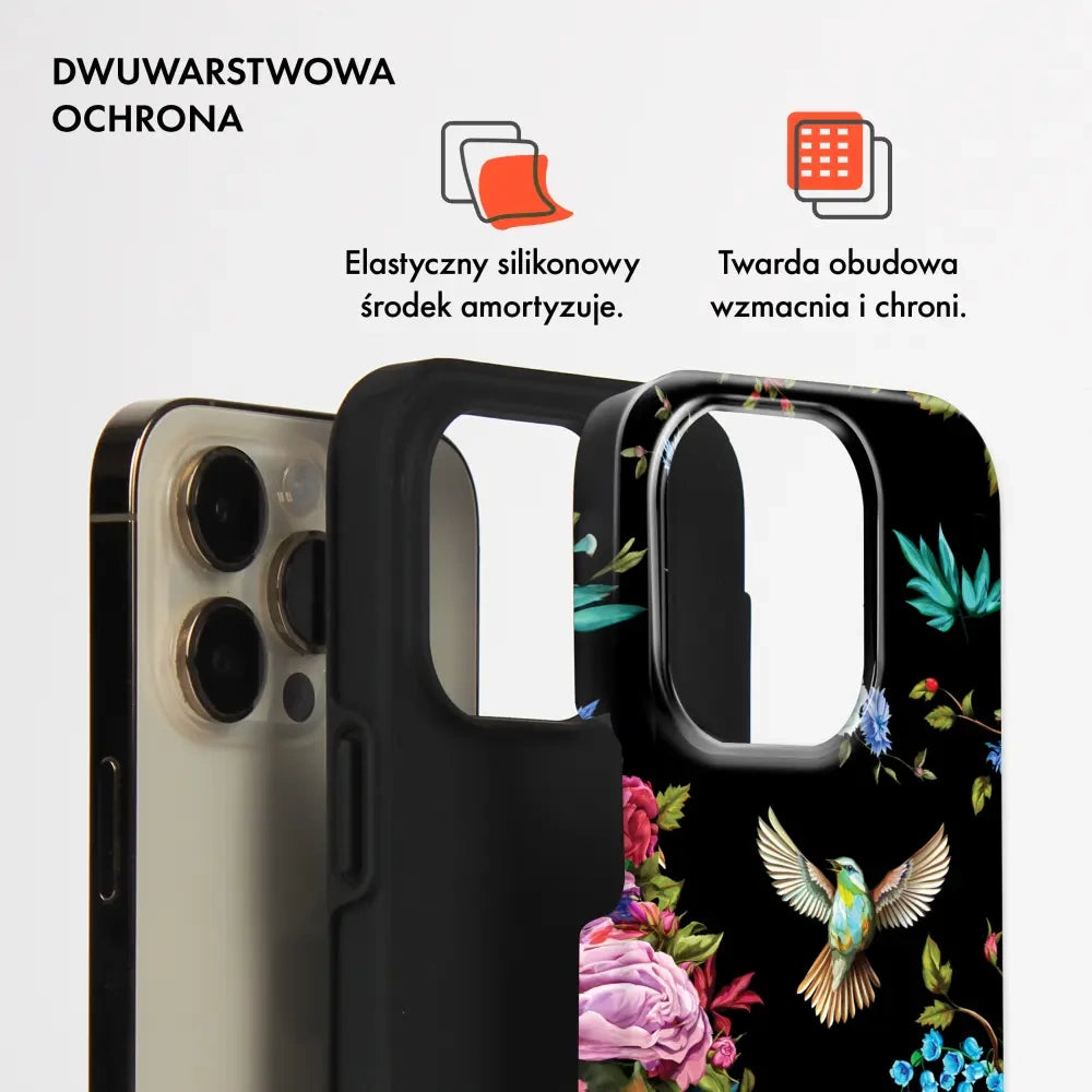 Handyhülle für Galaxy A27 5G, Mobiwear Elite Pro, Nachtkolibri