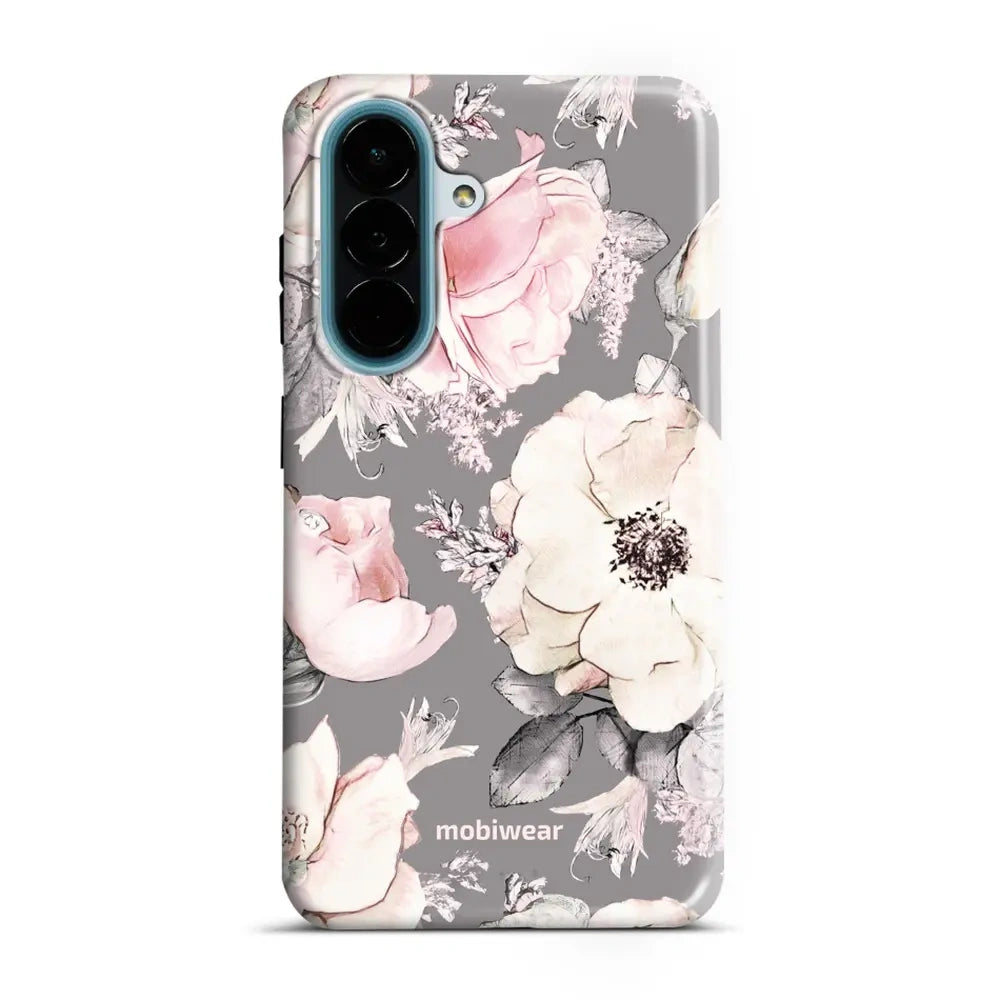 Handyhülle für Galaxy A27 5G, Mobiwear Elite Pro, Rosa-Blumig