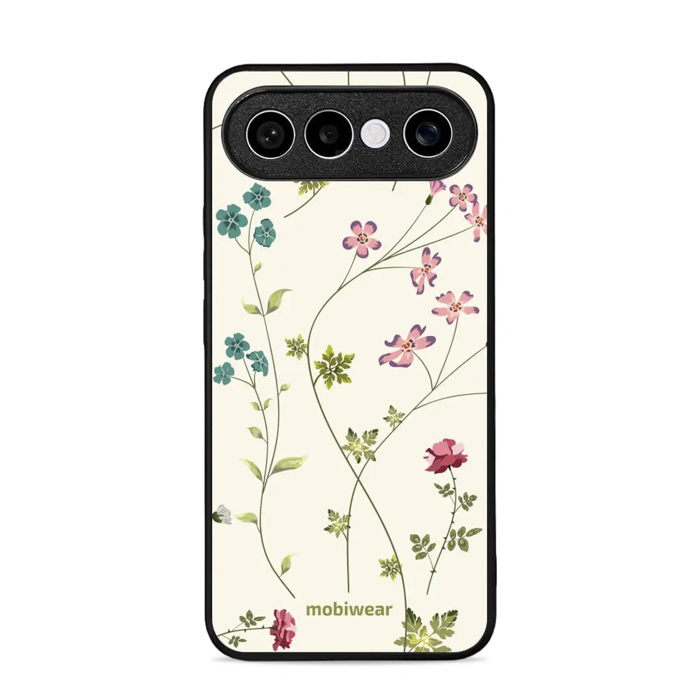 Handyhülle für Vivo X300 FE, Mobiwear Glossy Case, Idyllische Blüte