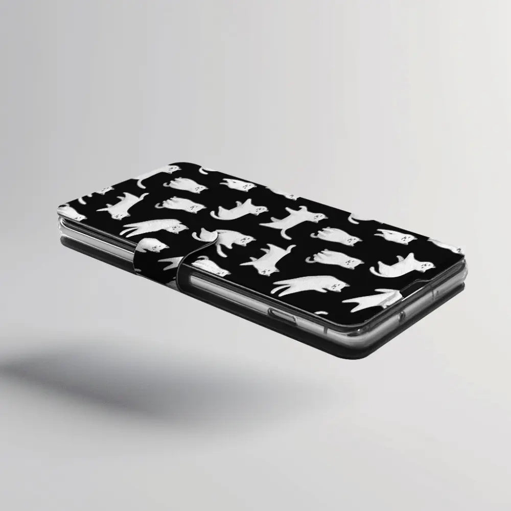 Handyhülle mit klappe für Xiaomi 17T Pro, Mobiwear Book, Luna-Kätzchen