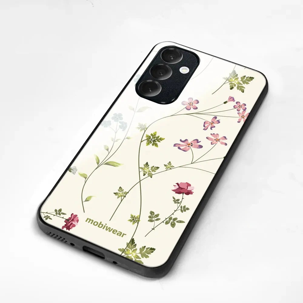 Handyhülle für iPhone 18 Pro, Mobiwear Glossy Case, Idyllische Blüte