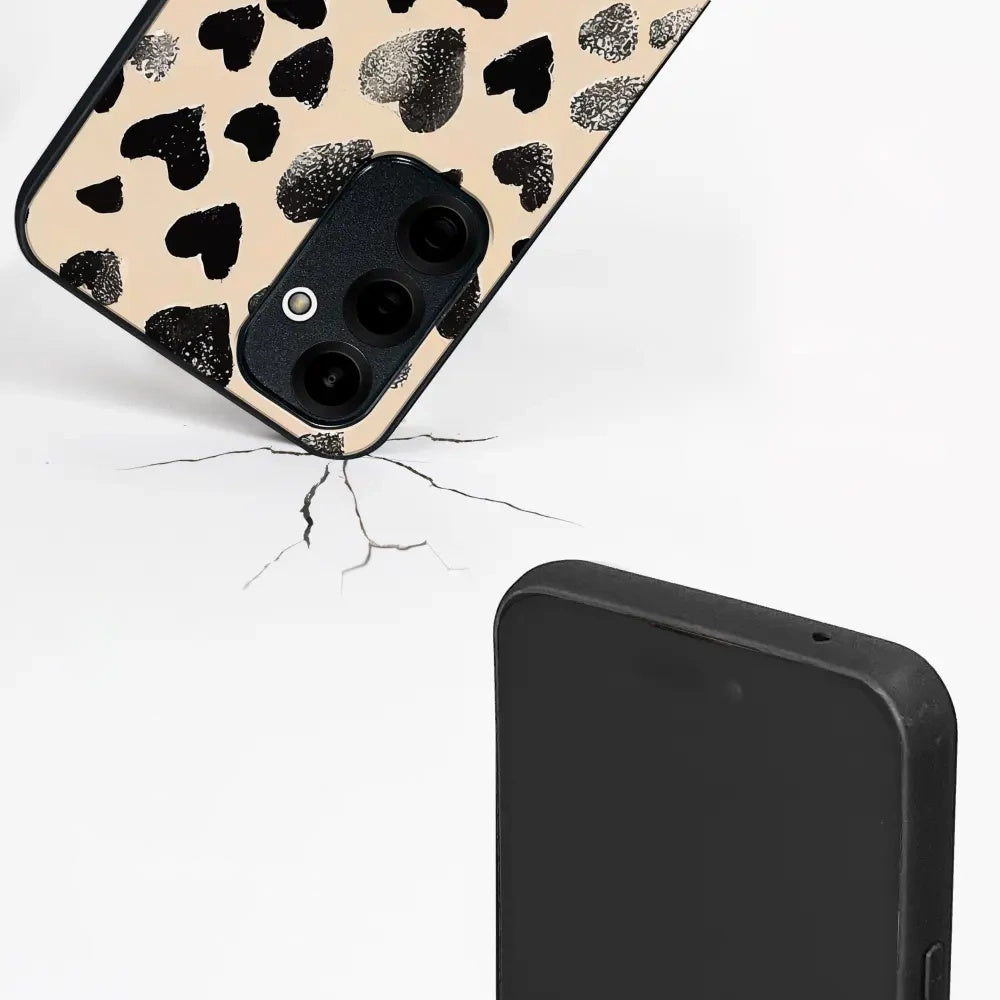 Handyhülle für iPhone 18 Pro, Mobiwear Glossy Case, Beige Liebe