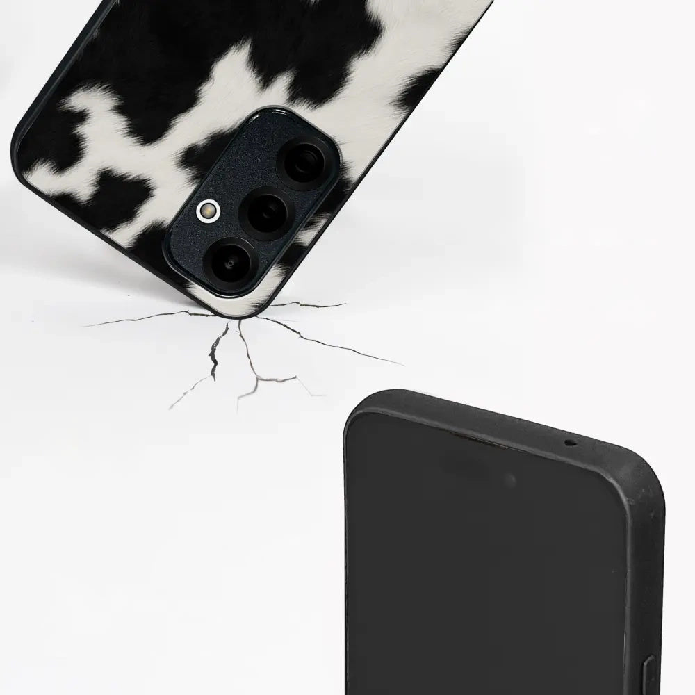 Handyhülle für iPhone 18 Pro Max, Mobiwear Glossy Case, Kuhfell-Optik