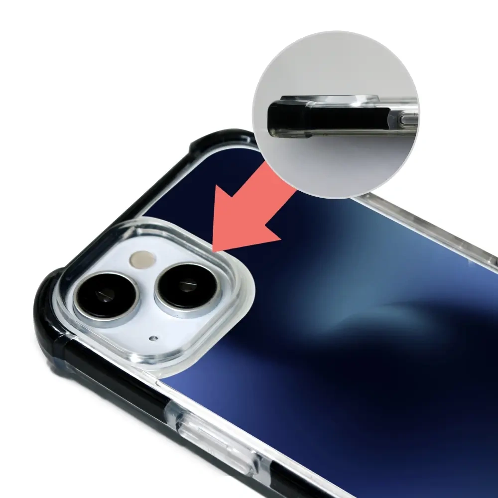 Handyhülle für iPhone 18 Pro Max mit MagSafe, Mobiwear Elite Bumper, Dunkelblau