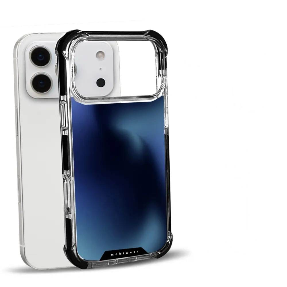 Handyhülle für iPhone 18 Pro Max mit MagSafe, Mobiwear Elite Bumper, Dunkelblau