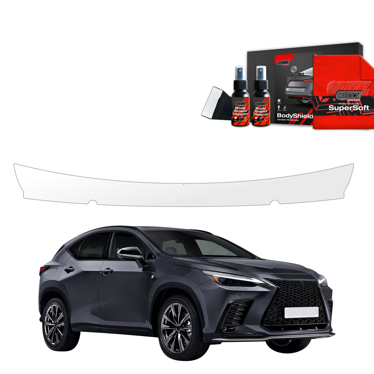 Schutzfolie Grizz Protector für Ladekante - Lexus NX 350h (2021-2023)