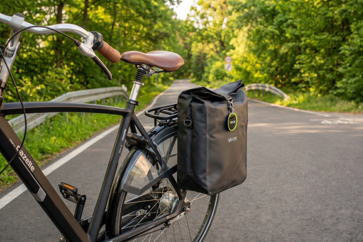 Fahrradtasche für den Gepäckträger, Vayox VA0444B 25L, Schwarz