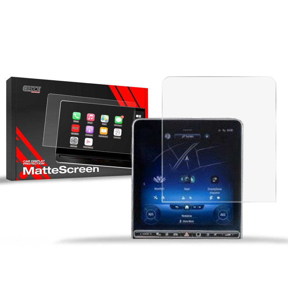Matte Autodisplayfolie für Mercedes EQE Widescreen (2022-2025), Grizz Protector