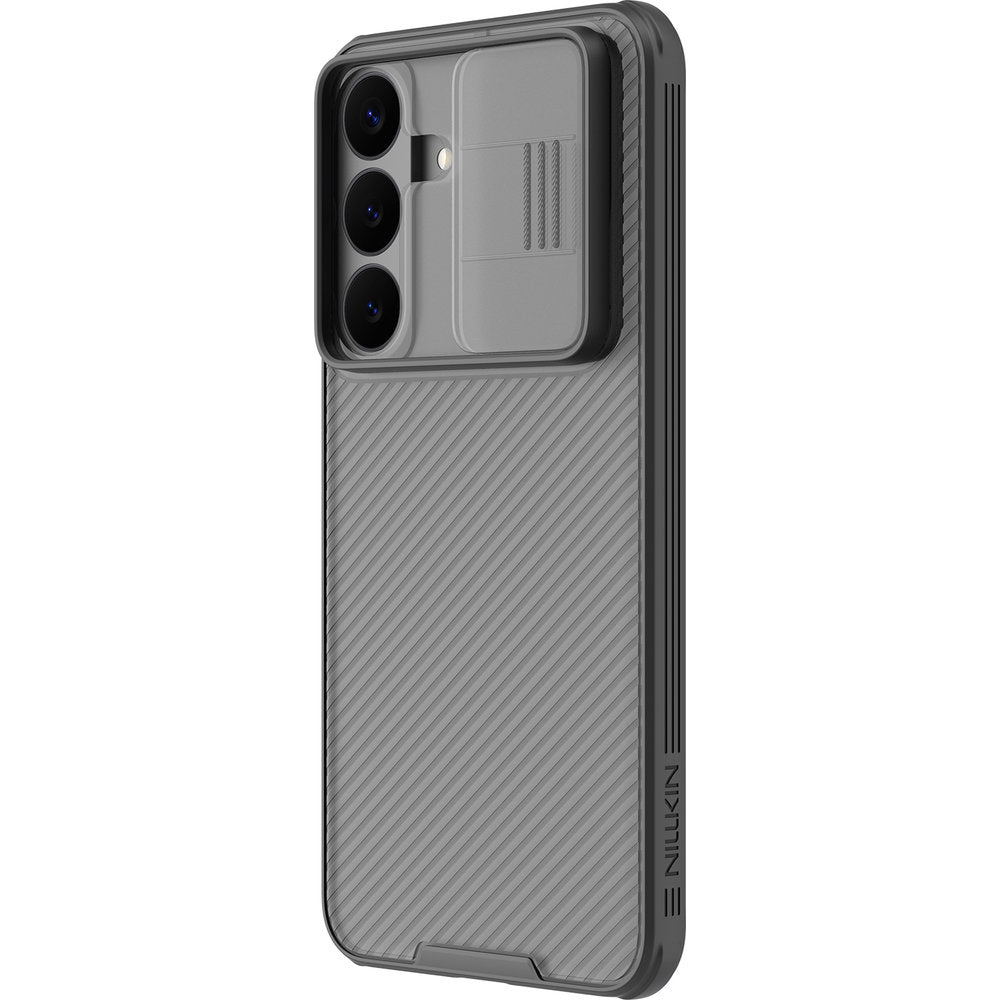 Handyhülle mit Kameraschutz für Galaxy S26 FE, Nillkin CamShield Pro, Geräuchert mit schwarzem Rahmen (2/6)