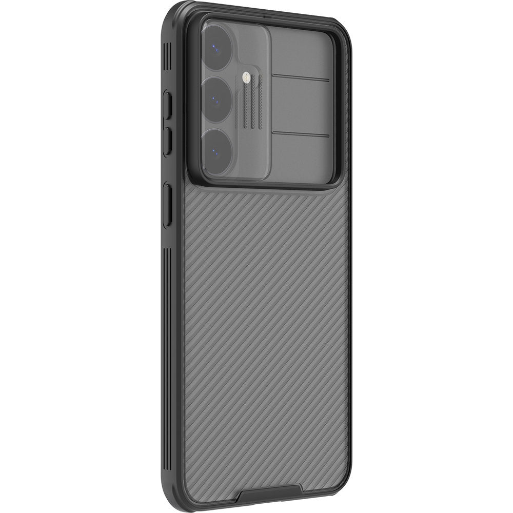 Handyhülle mit Kameraschutz für Galaxy S26 FE, Nillkin CamShield Pro, Geräuchert mit schwarzem Rahmen (4/6)