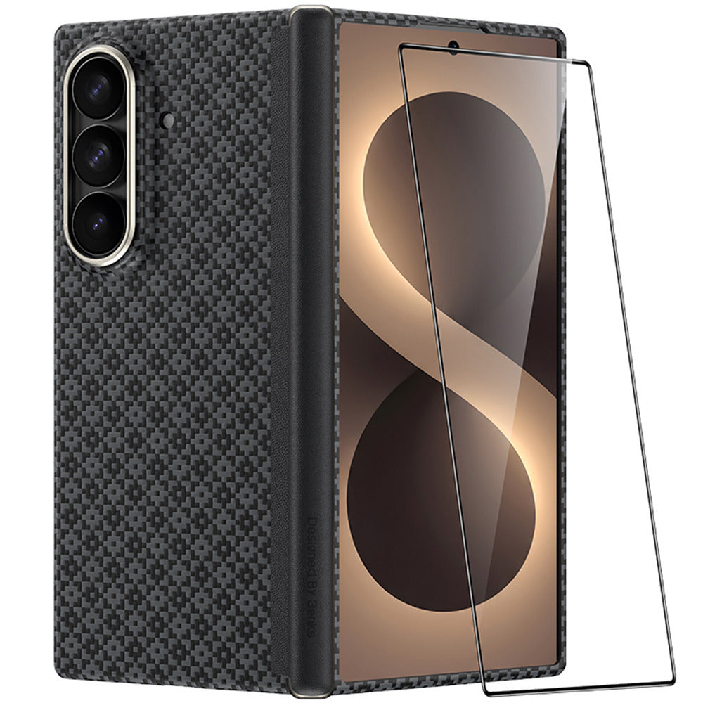 Aramid-Hülle für Samsung Galaxy Z Fold 8 Ultra, Benks Magnetic Armor Grid Air Grand Combo MagSafe, Schwarz (2/15)