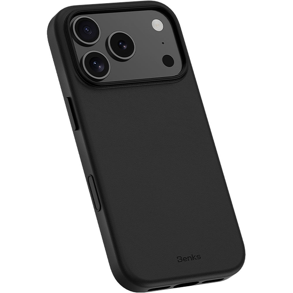 Hülle für iPhone 18 Pro, Benks Magnetic Vita Pro Silicone MagSafe, Schwarz (2/10)