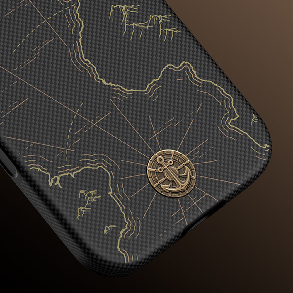 Aramid-Hülle für iPhone 18 Pro, Benks ArmorEdge X1 Air Navigator Kevlar MagSafe, Schwarz (4/12)