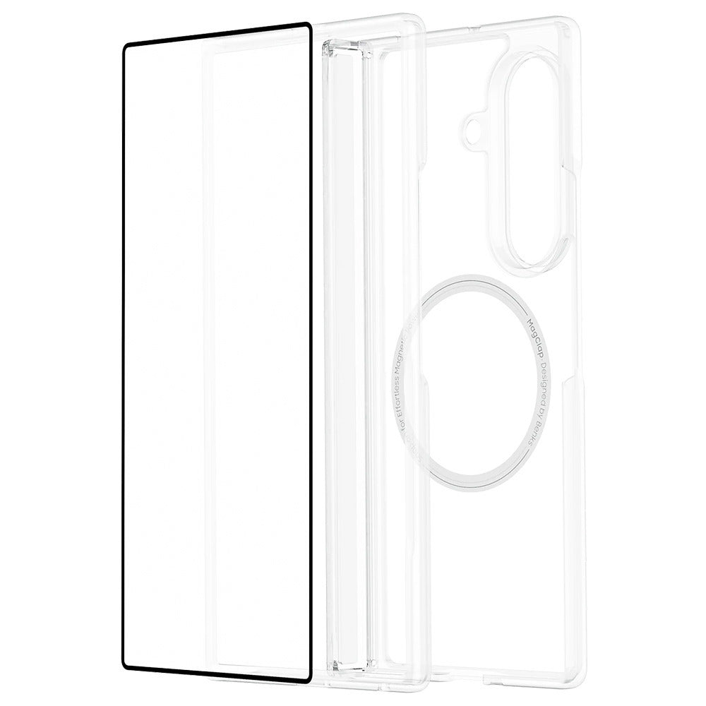 Transparente Hülle für Samsung Galaxy Z Fold 8 Ultra, Benks Magnetic Crystal Grand Combo MagSafe, Transparent (5/6)