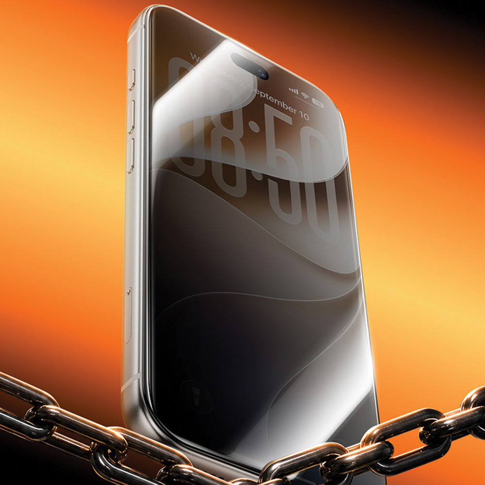 Panzerglas für iPhone 18 Pro, Benks Ultra Shield Privacy, Schwarz (5/13)