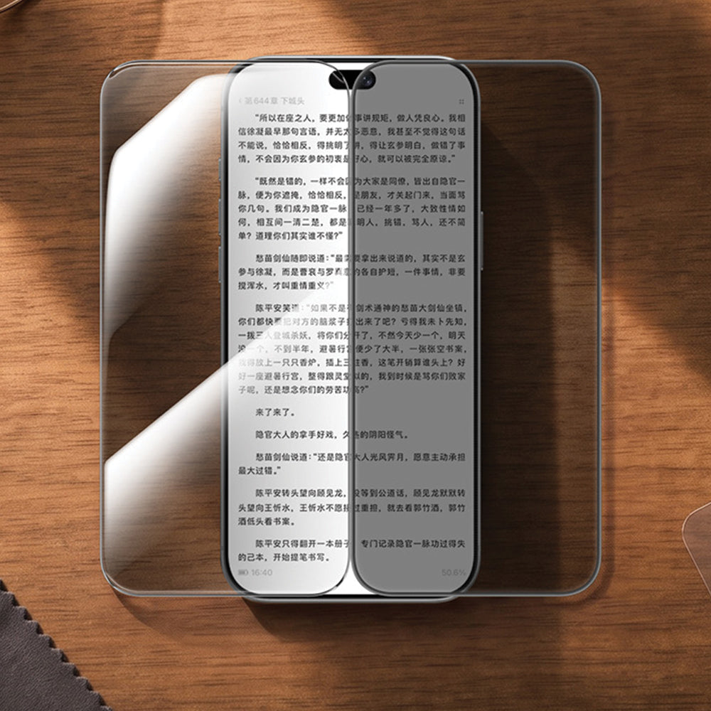 Panzerglas für iPhone 18 Pro Max, Benks Ultra Shield Privacy, Schwarz (9/13)