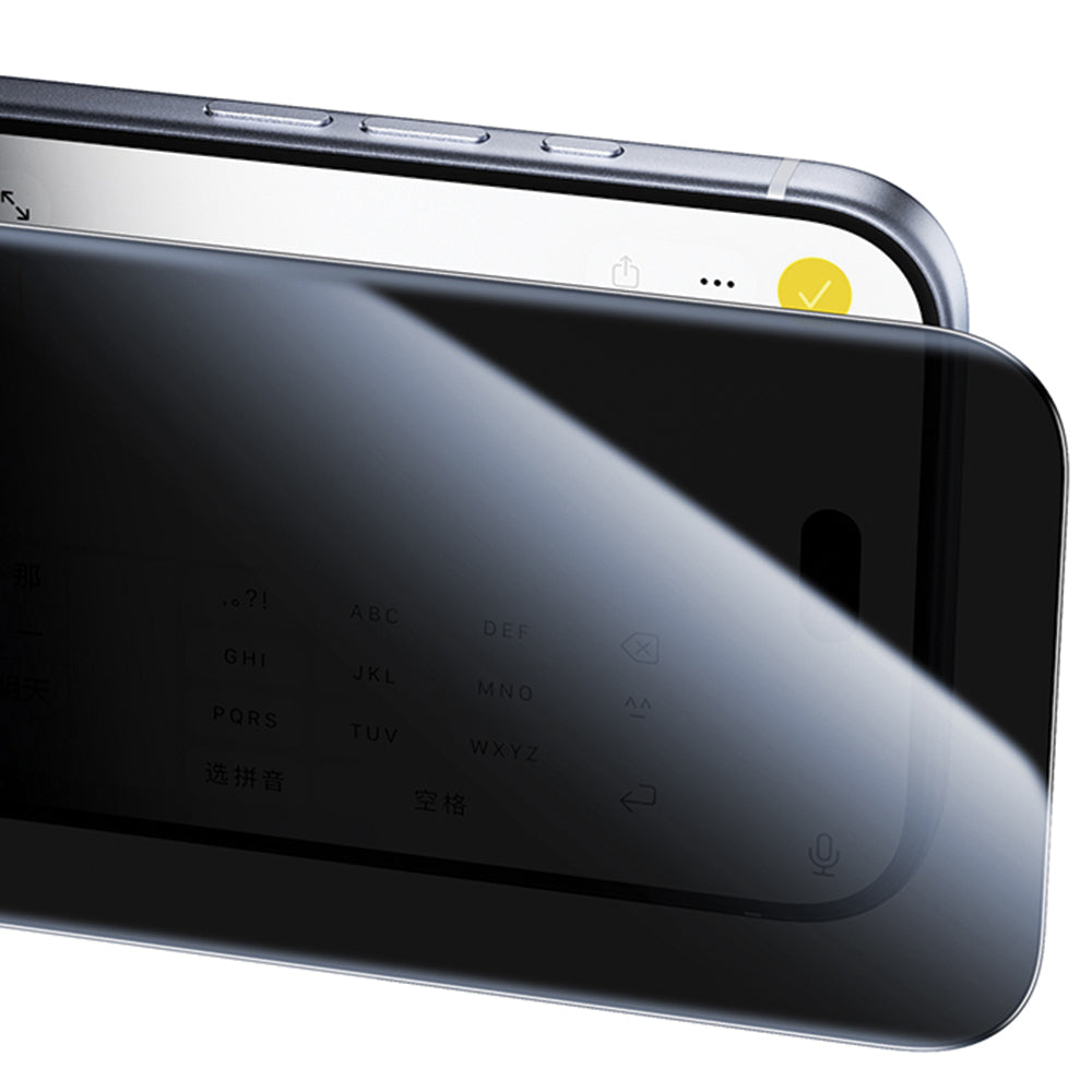 Panzerglas für iPhone 18 Pro Max, Benks Glass Warrior Privacy, Schwarz (3/12)