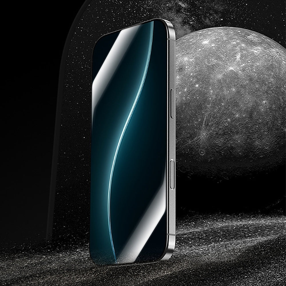 Panzerglas für iPhone 18 Pro Max, Benks Glass Warrior Sapphire Coating, Schwarz (12/16)