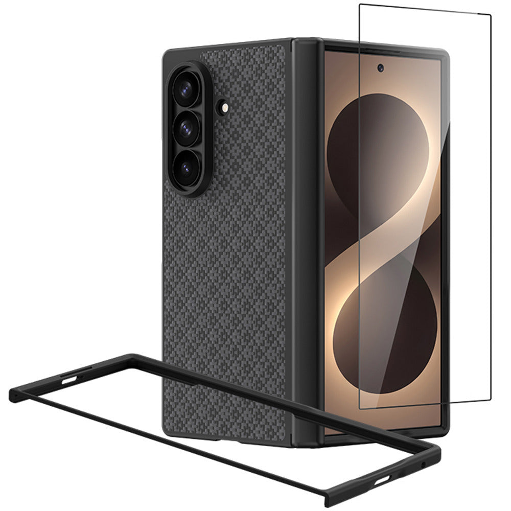Aramid-Hülle für Samsung Galaxy Z Fold 8 Ultra, Benks Magnetic Armor Grid Pro Grand Combo MagSafe, Schwarz (2/14)