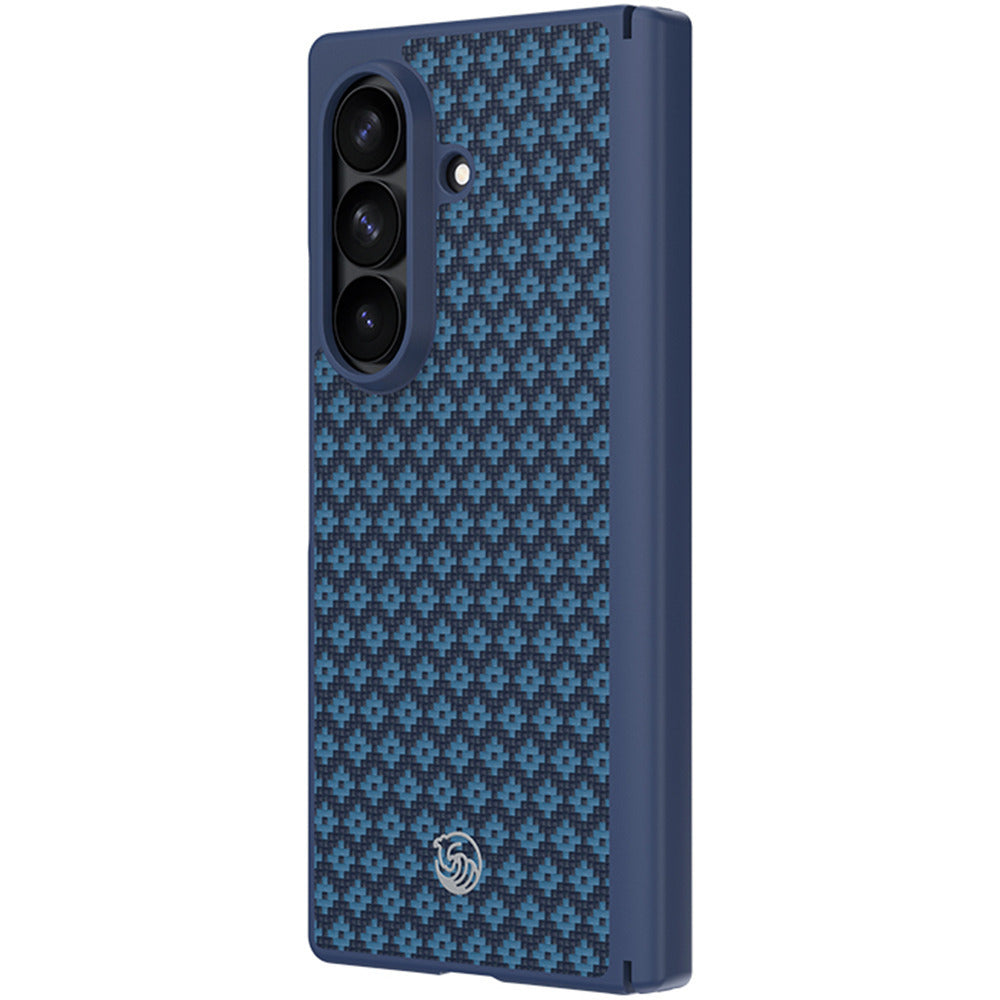 Aramid-Hülle für Samsung Galaxy Z Fold 8 Ultra, Benks Magnetic Armor Grid Pro Grand Combo MagSafe, Blau (4/14)