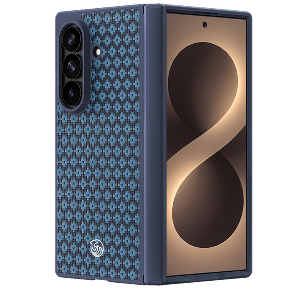 Aramid-Hülle für Samsung Galaxy Z Fold 8 Ultra, Benks Magnetic Armor Grid Pro Grand Combo MagSafe, Blau (2/14)