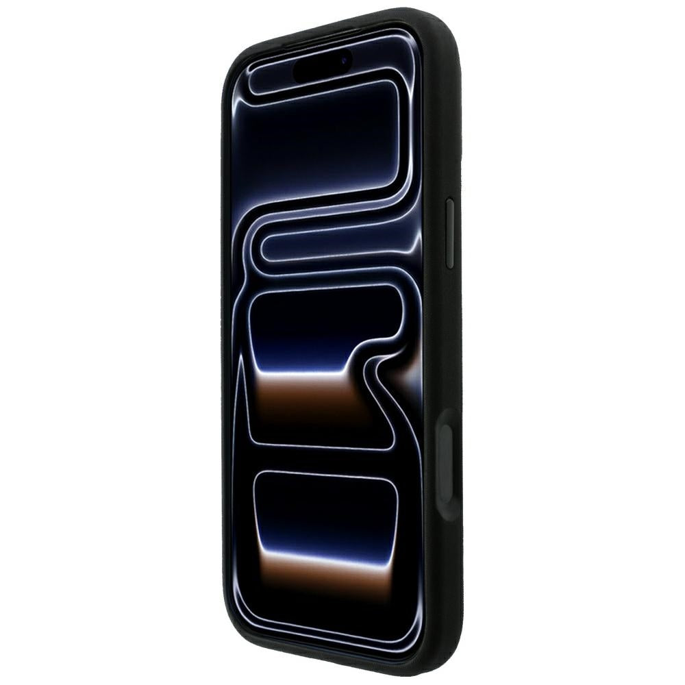 Handyhülle für iPhone 18 Pro / 17 Pro, BMW Kevlar Metal Logo mit MagSafe, Schwarz (5/8)