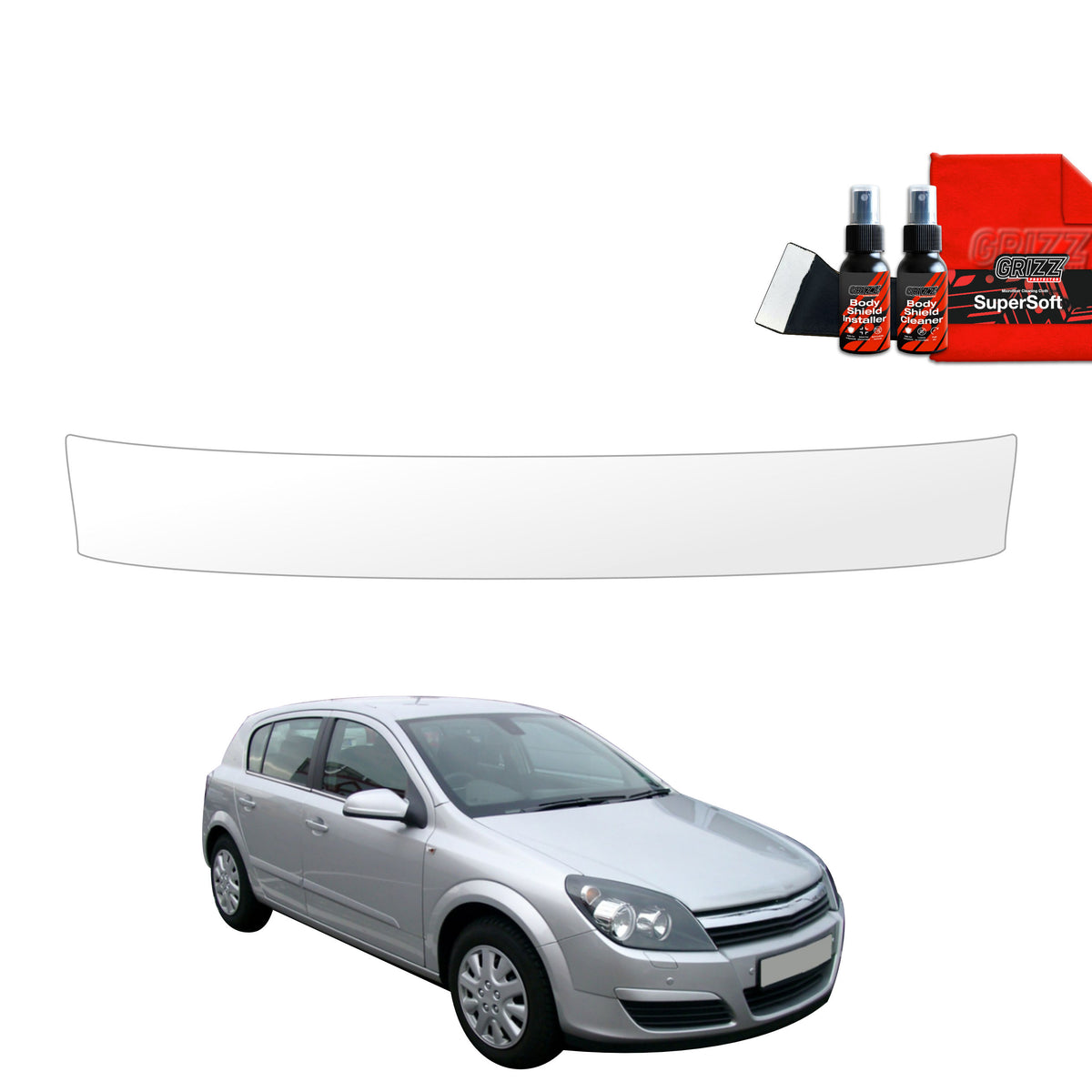 Schutzfolie Grizz Protector für Ladekante - Opel Astra H Hatchback 5D (2004-2014)