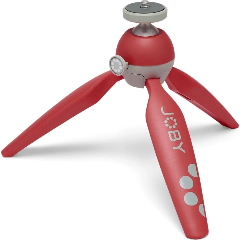Fotostativ für Smartphones und GoPro, Joby HandyPod 2 mit Kugelkopf und GripTight 360 Halter, Rot