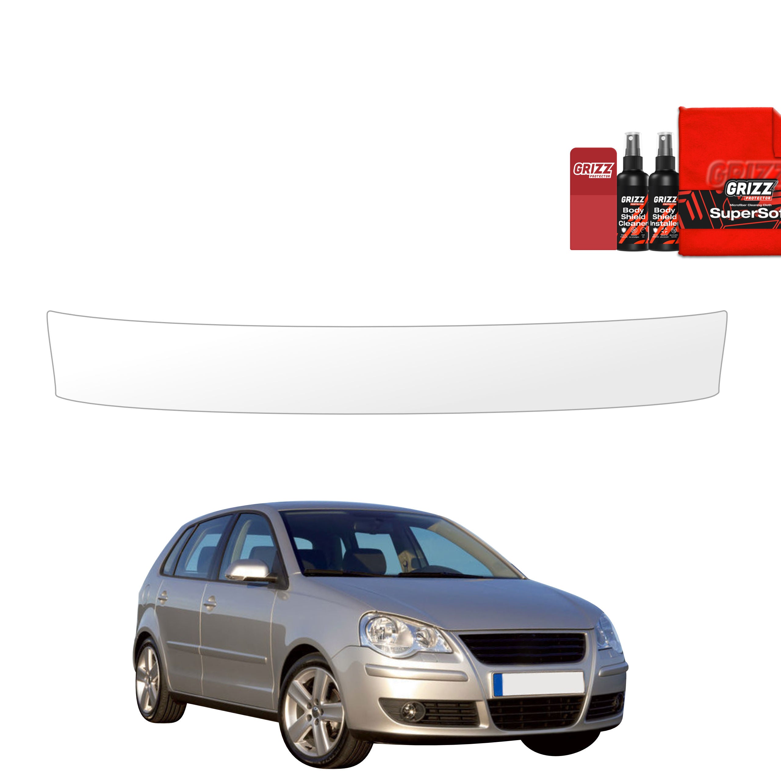 Schutzfolie Grizz Protector für Ladekante - Volkswagen Polo Hatchback 5D (2001-2009)