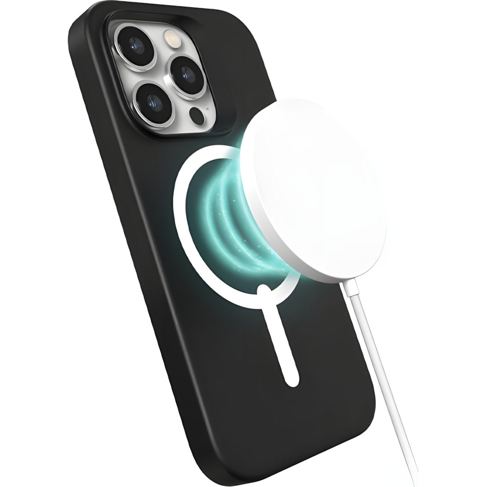 Handyhülle mit Ständer für iPhone 15 Pro, Zagg Gear4 Denali Snap Kickstand mit MagSafe, Schwarz (3/10)