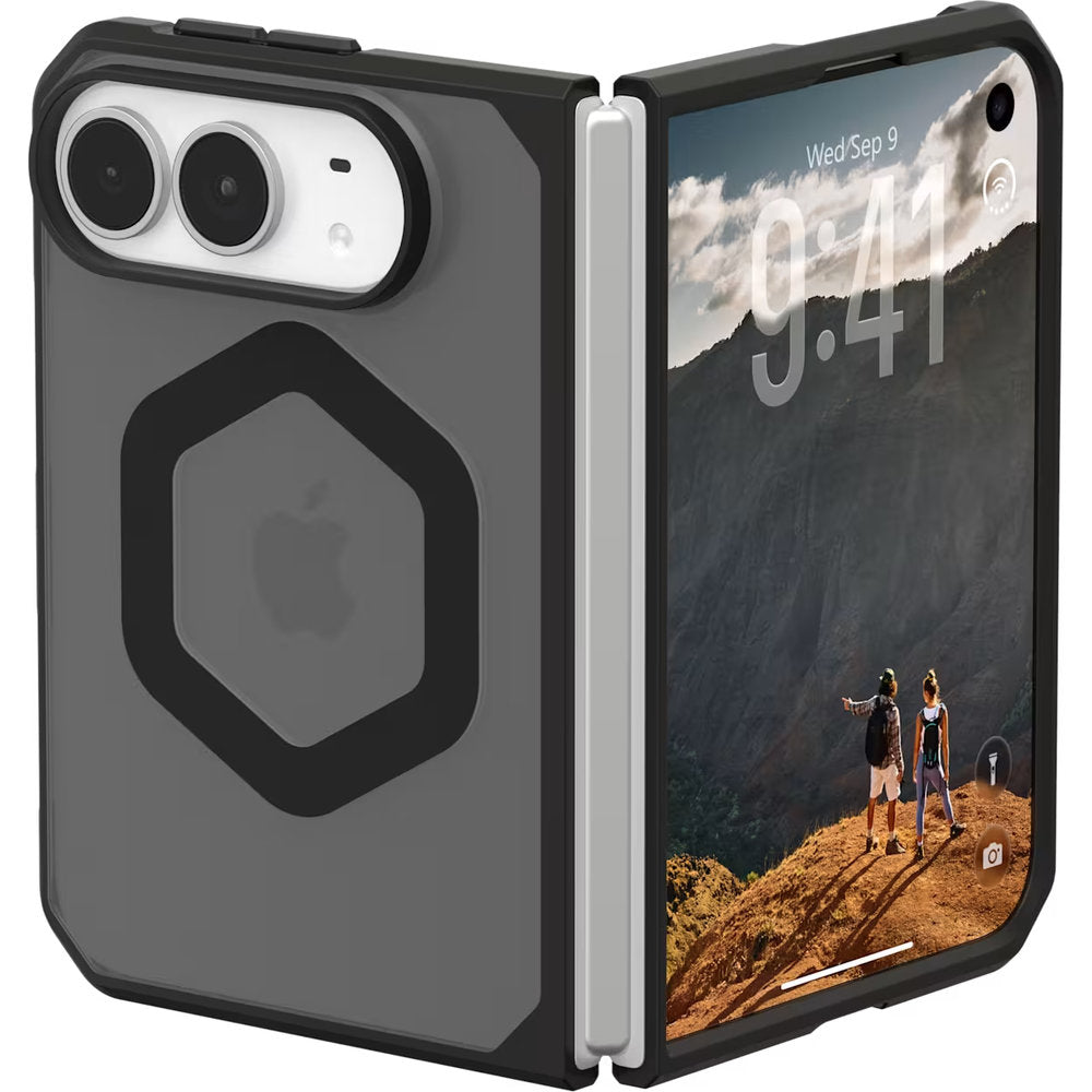 Handyhülle für iPhone Duo, UAG Mouve, Durchscheinend mit schwarzen Rahmen (6/6)
