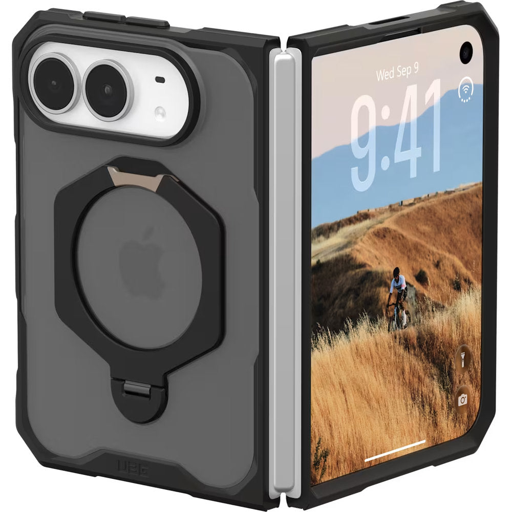 Handyhülle für iPhone Duo, UAG Mouve XTE mit MagSafe, Durchscheinend mit Schwarzen Rahmen (6/9)