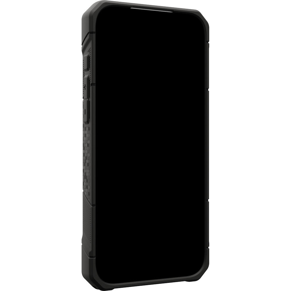 Handyhülle für iPhone 18 Pro Max / 17 Pro Max, UAG Monarch Pro mit MagSafe, Titan/Schwarz mit Kohlefaser (15/16)