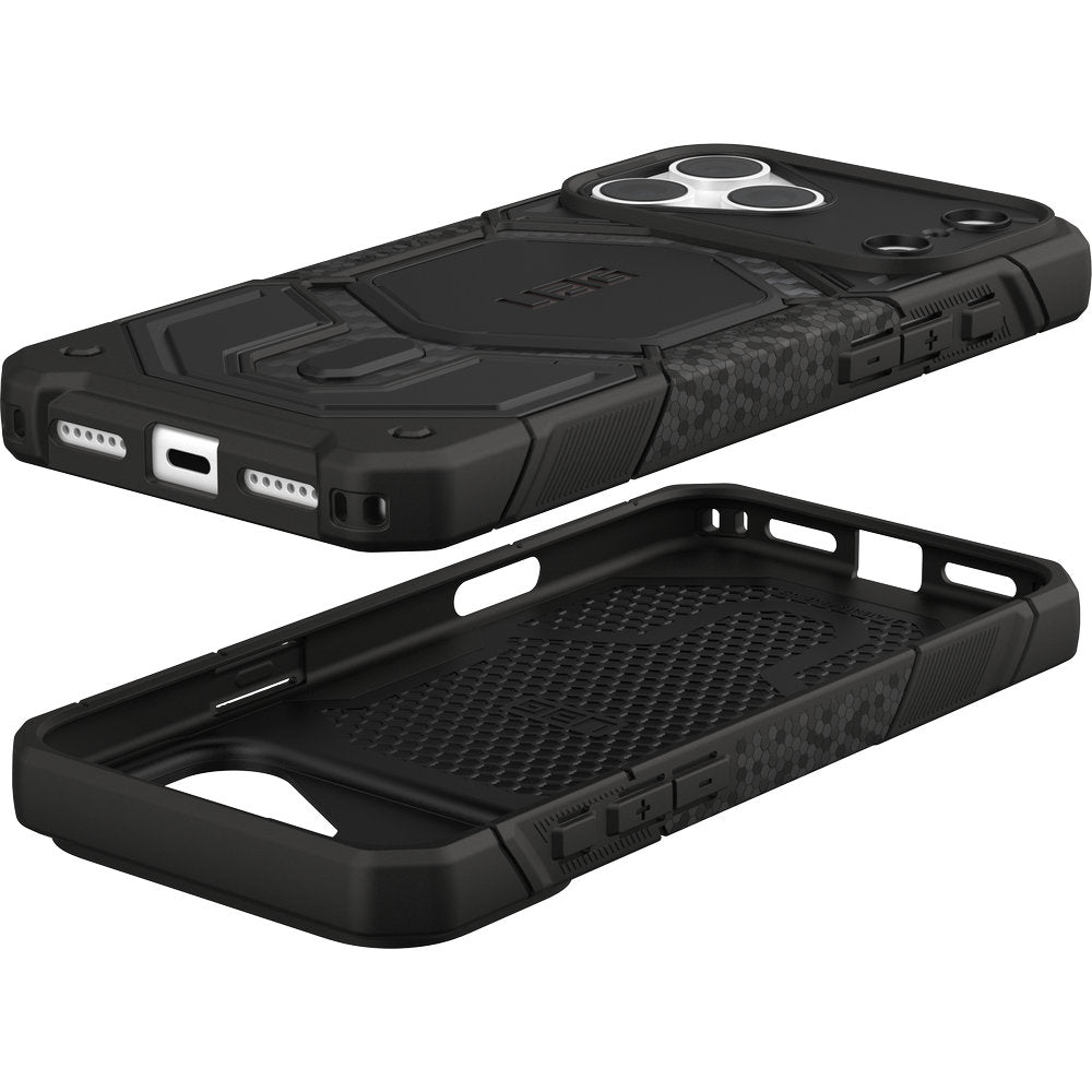 Gepanzerte Handyhülle für iPhone 18 Pro Max / 17 Pro Max, UAG Monarch Pro Carbon Mag mit MagSafe, Schwarz (7/16)