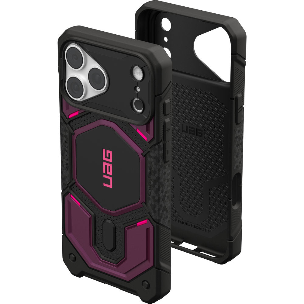 Handyhülle für iPhone 18 Pro Max / 17 Pro Max, UAG Monarch Pro mit MagSafe, Violett und Schwarz (8/16)
