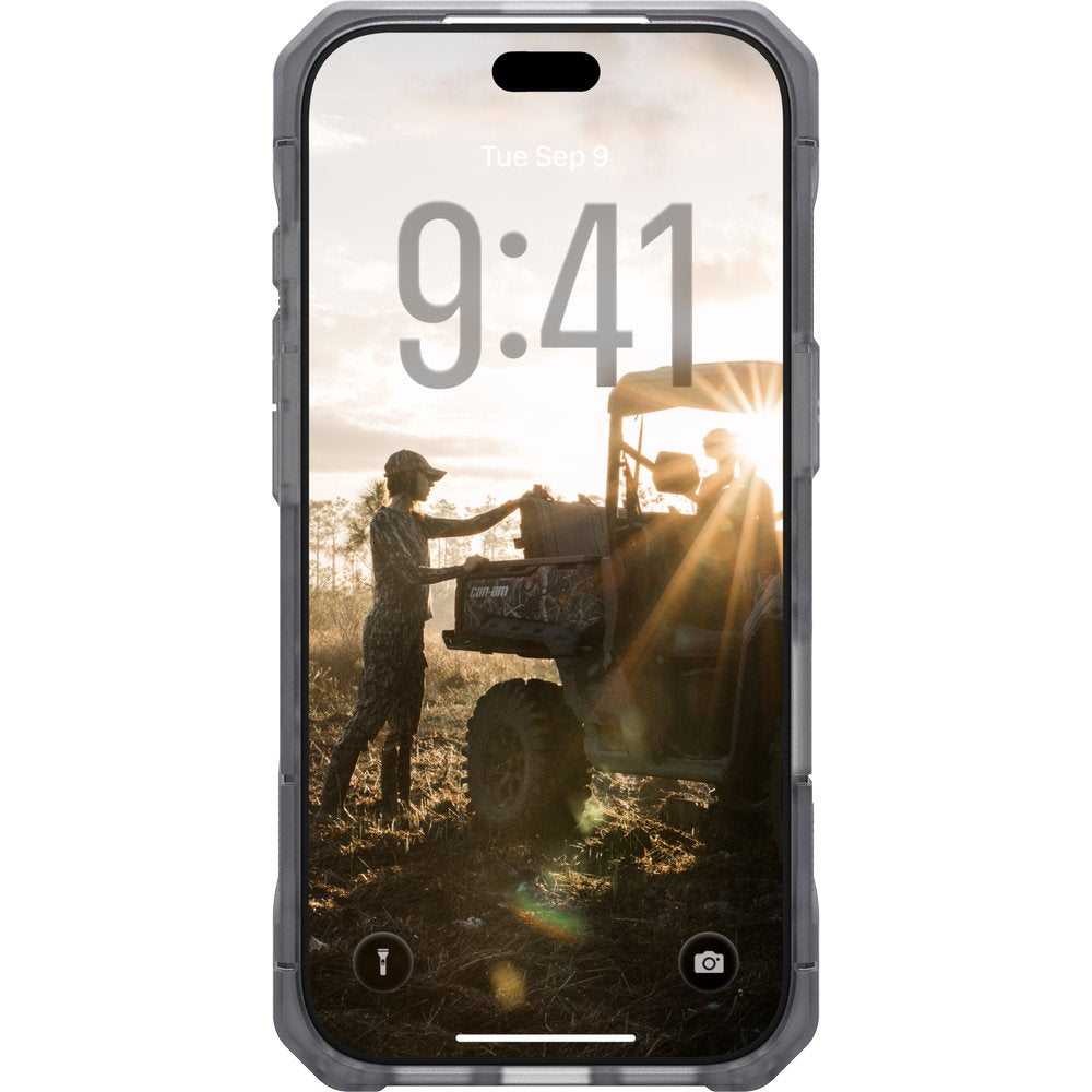 Handyhülle für iPhone 18 Pro / 17 Pro, UAG Monarch Pro mit MagSafe, Transparent und Grau (4/16)