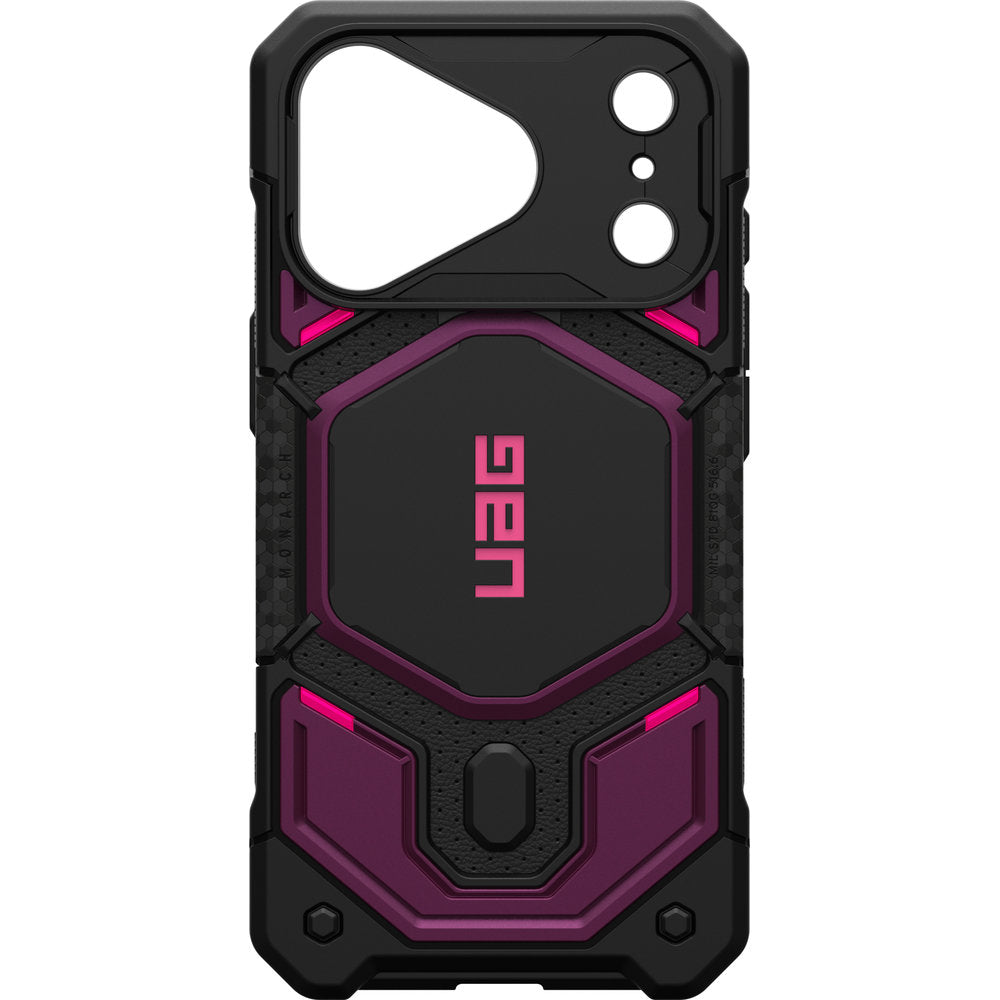 Handyhülle für iPhone 18 Pro / 17 Pro, UAG Monarch Pro mit MagSafe, Violett und Schwarz (3/9)