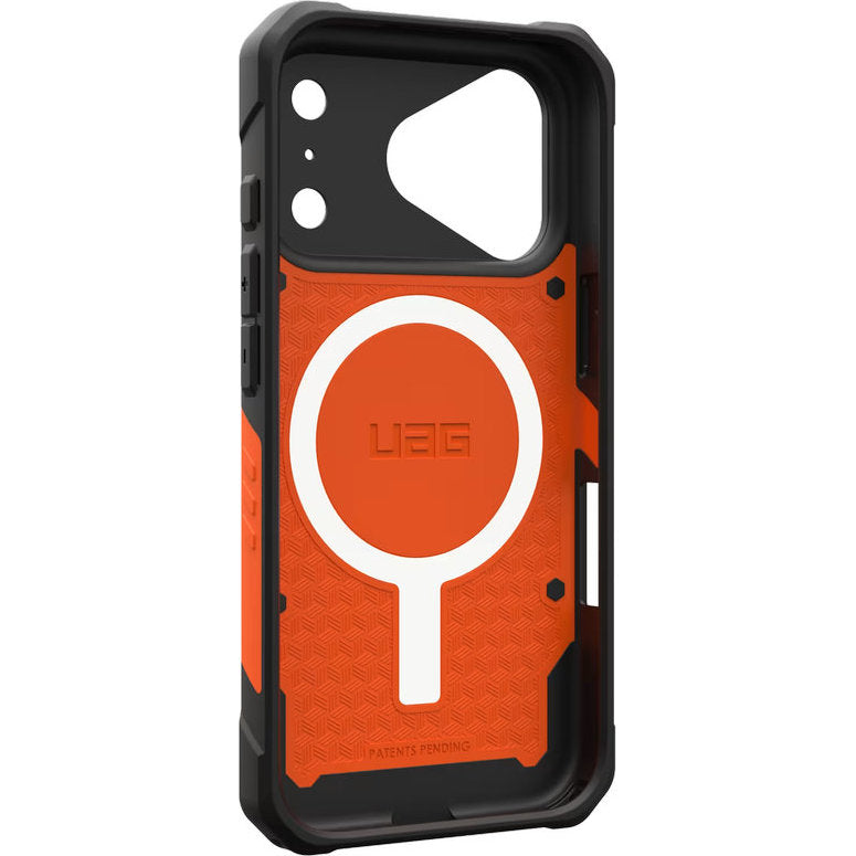 Handyhülle für iPhone 18 Pro / 17 Pro, UAG Pathfinder mit MagSafe, Orange mit Schwarzen Elementen (2/5)