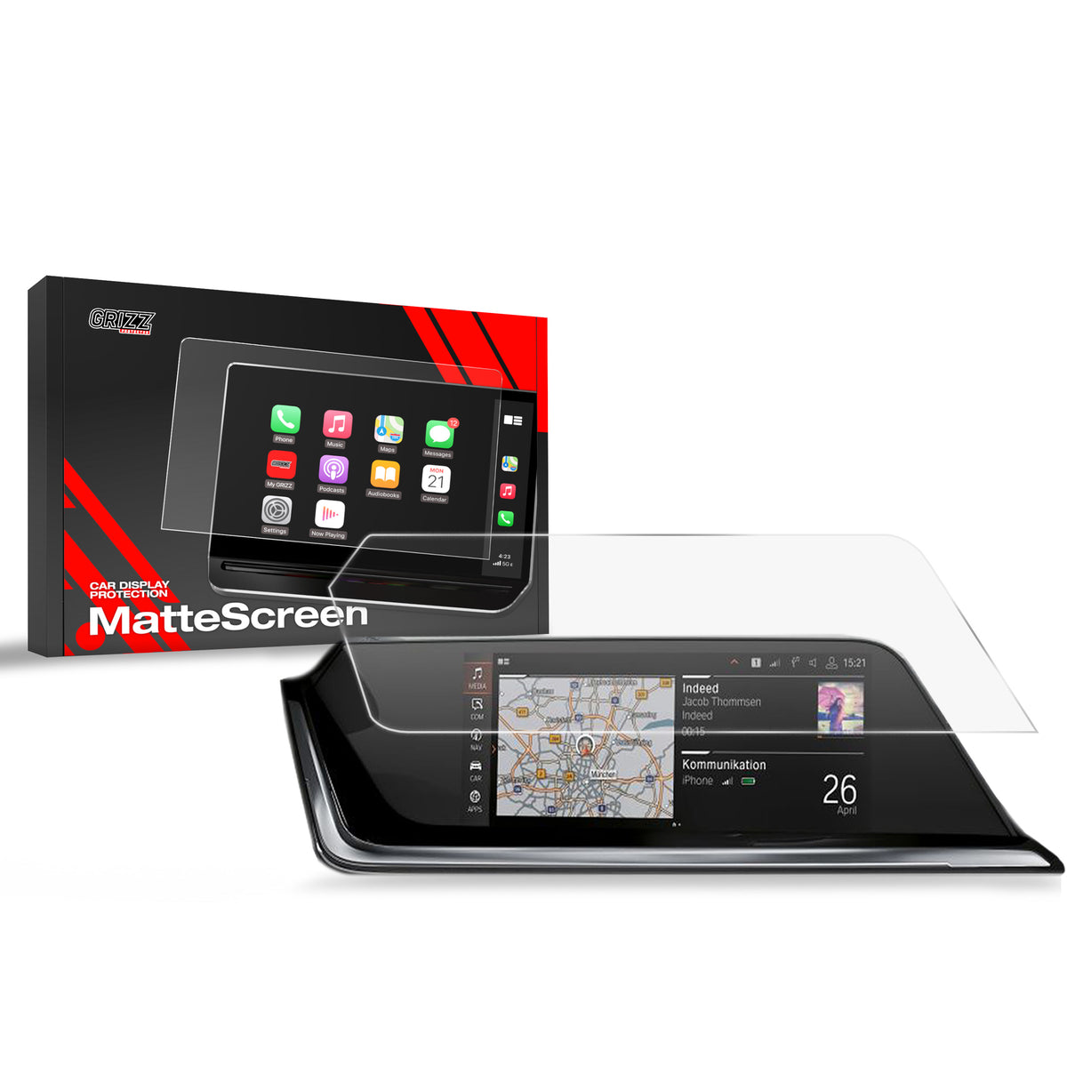 Matte Autodisplayfolie für BMW Z4 G29 10,25" (2019-2026), Grizz Protector